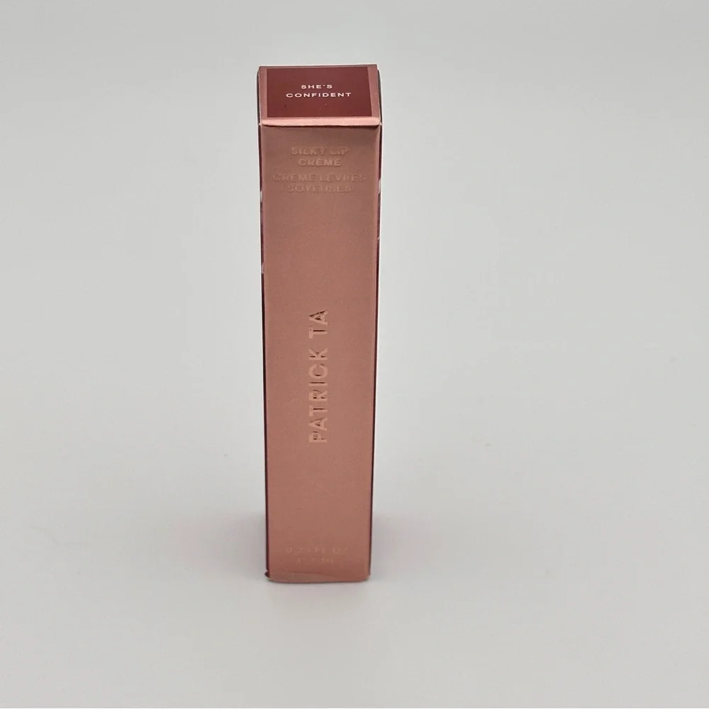 🆕 PATRICK TA Silky Lip Crème - She's Confident (rose beige) NIB